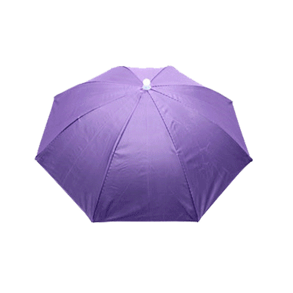 Udendørs foldbar parasol hat golf fiskeri camping hovedbeklædning cap hoved hat tilfældig farve