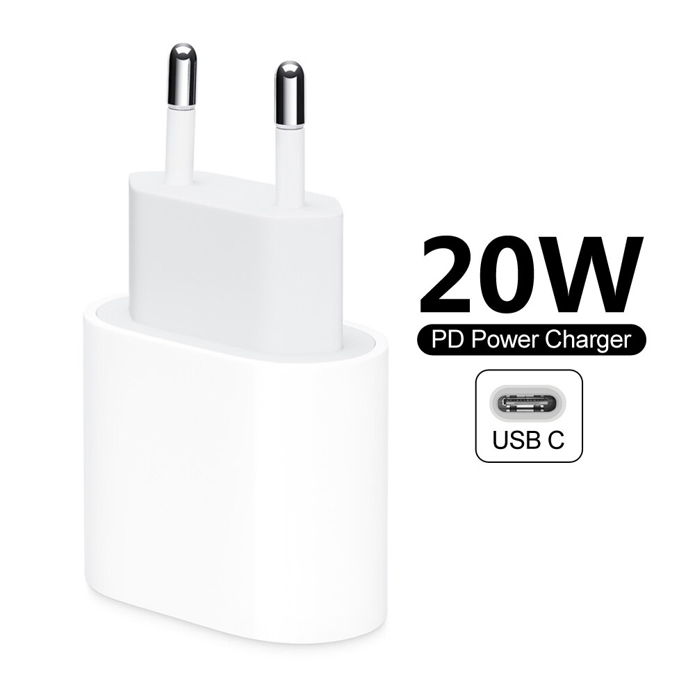 Original 20W PD 3.0 Fast Charger USB C Charging Mobile Phone Charger For iPhone 12 11 Pro MAX Samsung S30 S20 Xiaomi Huawei Sony