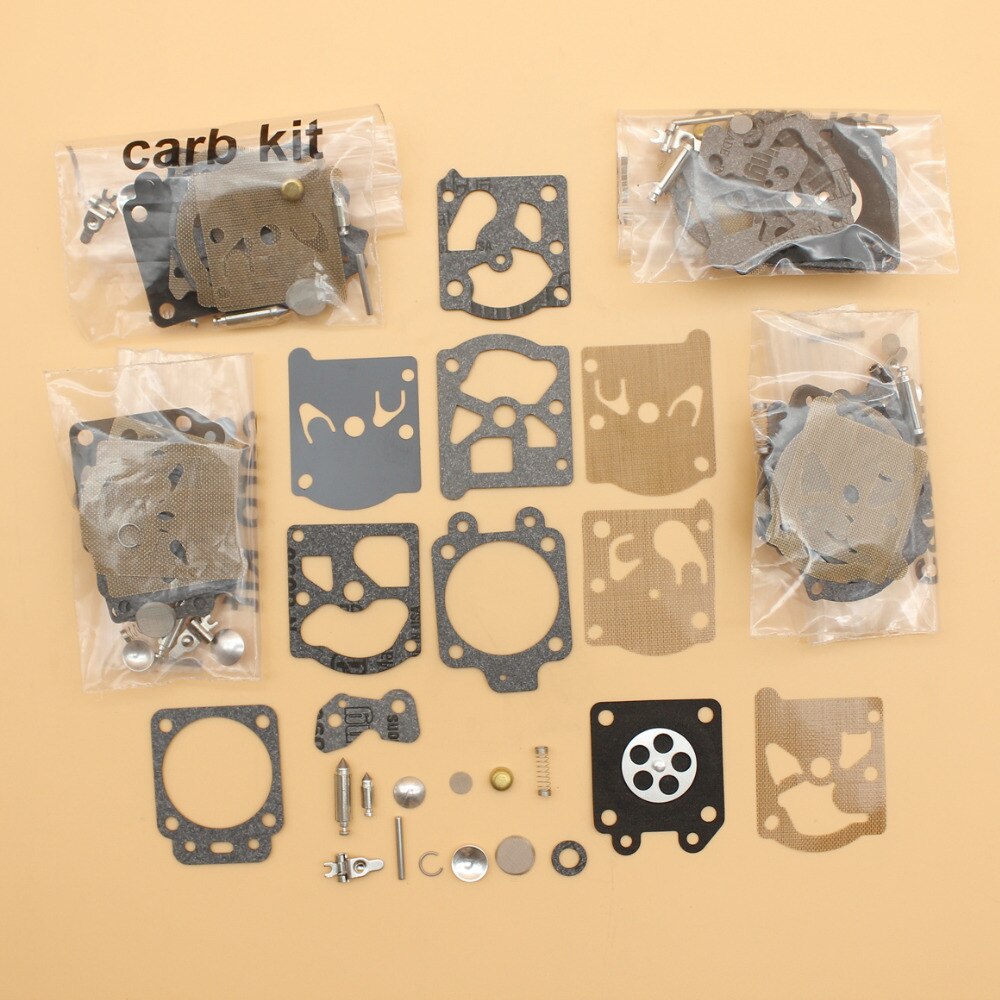 Kit de diafragma de carburador, compatible con Husqvarna 36, 39, 40, 55, 244R, 245R, 132 Homelite, motosierra Walbro, K20WAT, K20WT, k20, k20y, H20WT, lote de 5 unidades