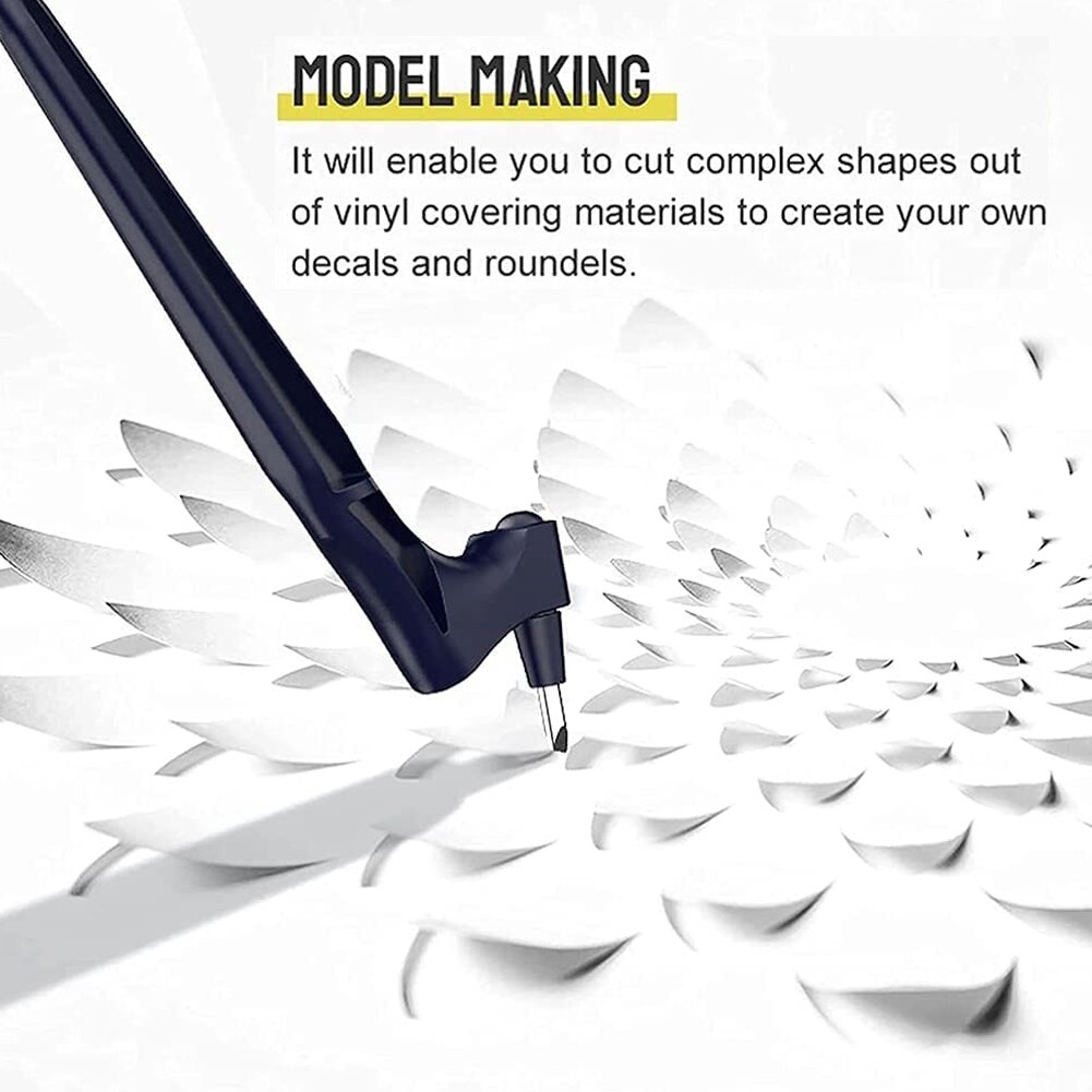 Herramienta de tallado de papel con cabeza giratoria de 360 grados, pluma de grabado DIY para álbum de recortes, cuchillo de tallado, hojas, herramienta de tallado de madera