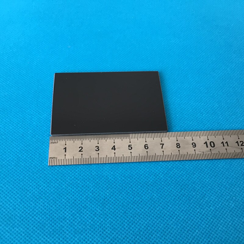 50*75*2.0MM ZWB2 UG1 UV Pass Filter Glass lens for 365nm light source