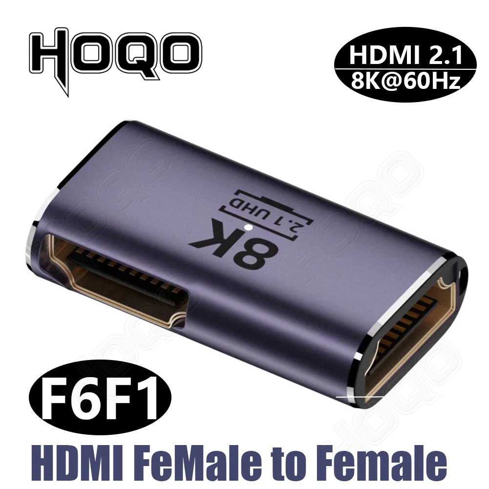 8K HDMI-adapter 90 graden 8k 4k bij 120 Hz 270 graden HDMI schuine adapter 360 180 graden mini naar HDMI U-vorm l-type converter: GRIJS