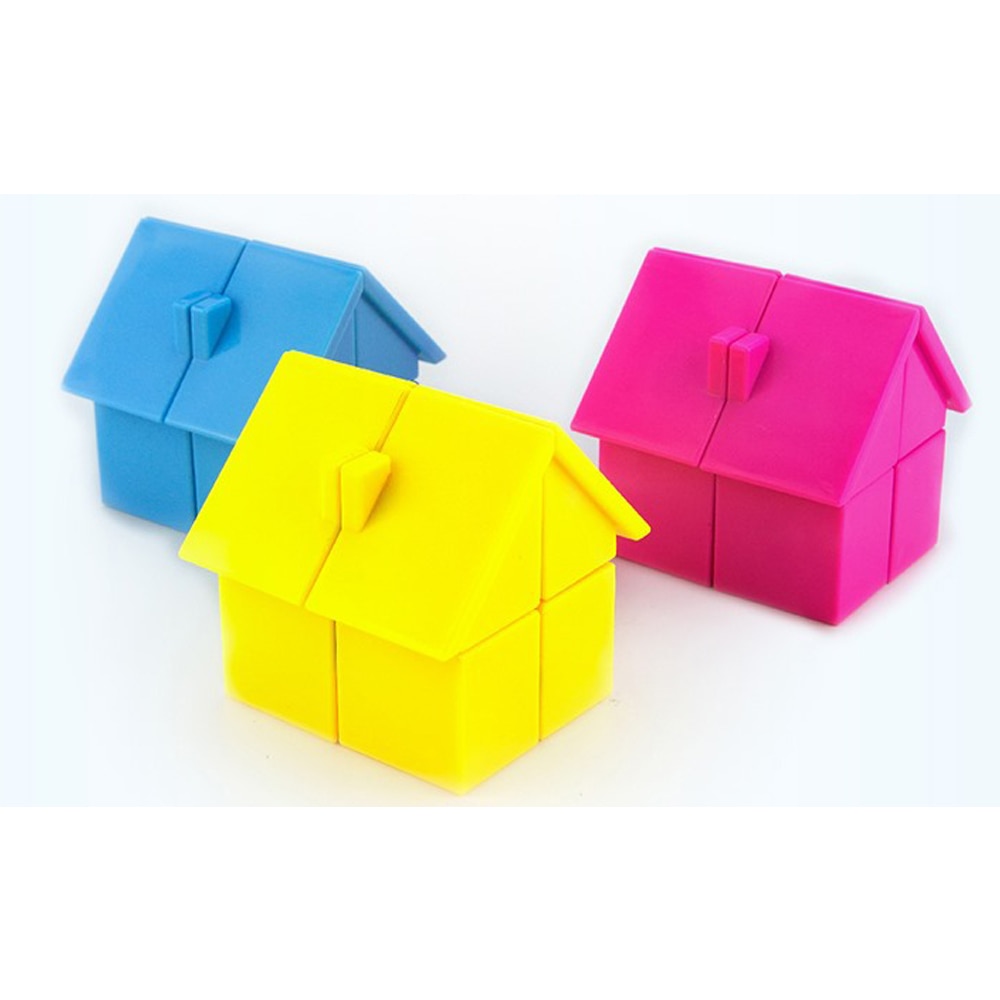 Iq-Cubes Yj Huis Vreemde Vorm 2X2 Kubus Speed Cube Magic Professionele Leren Educatief Cube Kid speelgoed