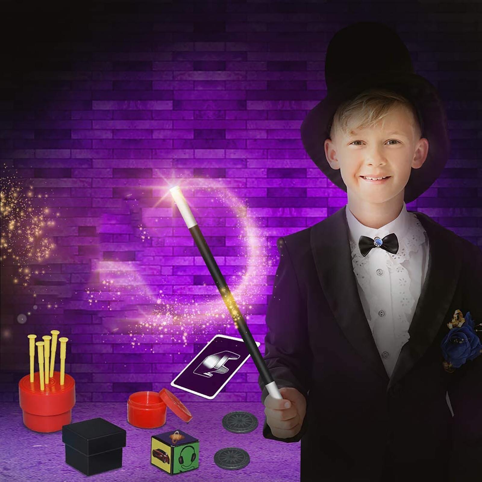 Magic Trick Set - Magic Props - Plastic - Easy to Handle - Beginner Magic Toy for Kids