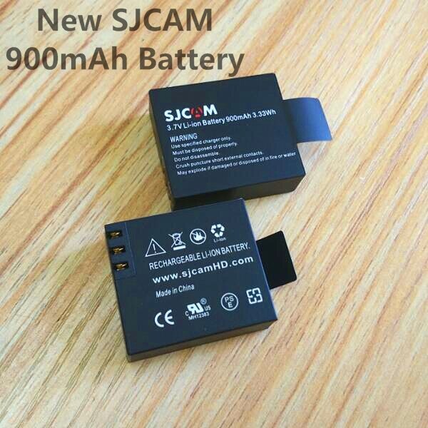 SJCAM Original Battery Case 1350/1050mAh Dual Charger For SJCAM SJ4000 Air Sj5000 Akaso V50 H9R H6S H8 Action Camera Accessories