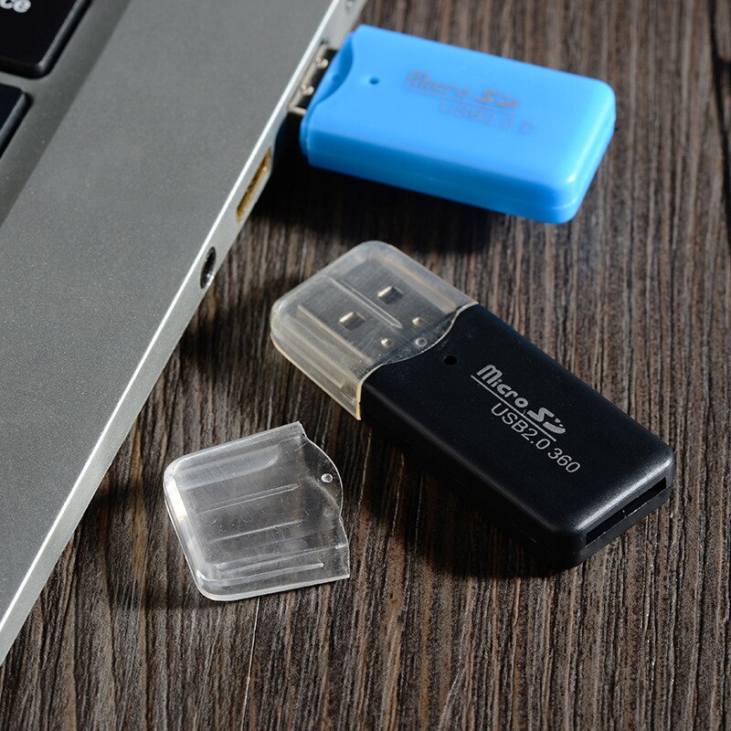 Mini Memory Card Reader Voor Micro Sd Card Usb 2.0 High Speed Voor Laptop Geheugenkaart Micro Sd Accessoire willekeurige Kleur