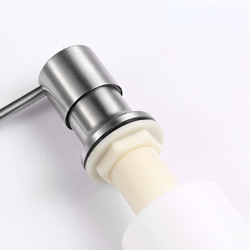 300ML Kitchen Sink Soap Dispenser Black ABS Dispenser Detergent Liquid Soap Lotion Dispensers Stainless Steel Head hand sanitzer