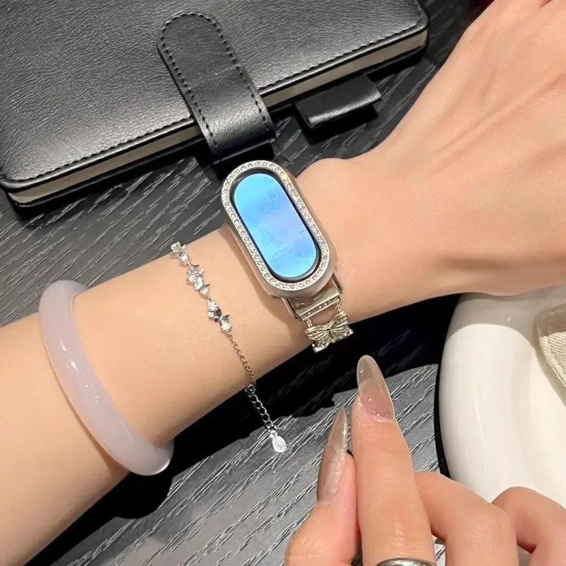 Butterfly strap suitable for Xiaomi Band 8 Pro/9Pro，8/8 NFC/9/9NFC/10/10NFC，For Mi band 3/4/5/6/7， For Redmi Watch4/Watch5