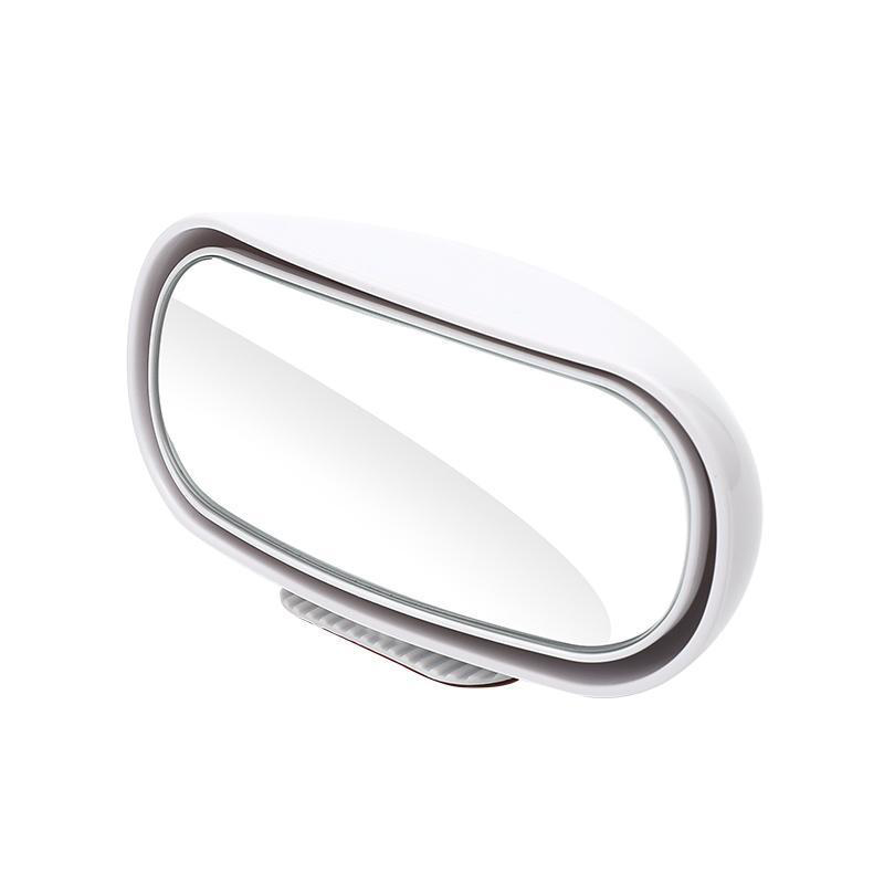 Rétroviseur Latéral Réglable à 360 ° pour Voiture, Grand Angle, Angle Mort, Embout pour Stationnement, Accessoires Auxiliaires: Gris foncé