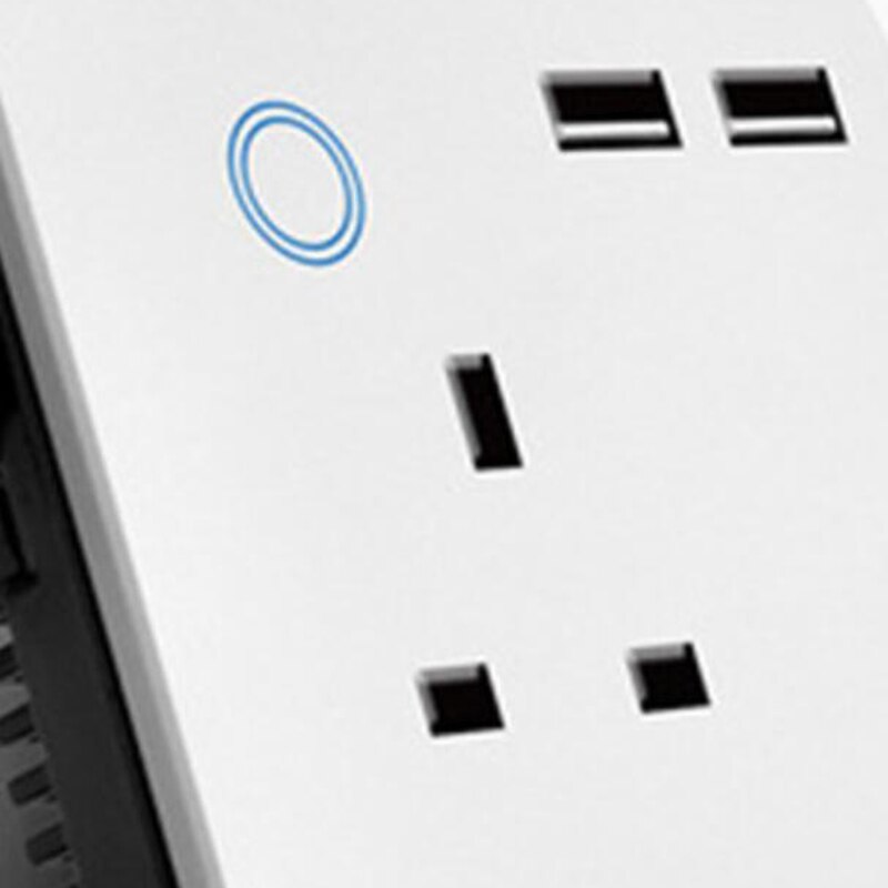 UK Plug, WIFI Smart USB Wall Socket UK Power Plug 15A Power Press Switch Wireless Homekit Charging