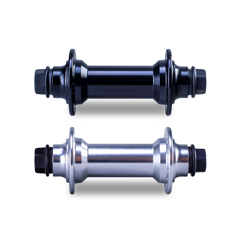 Funsea bmx peças liga cubo dianteiro acessórios bicicleta de 36 furos para 14g falou cubo bicicleta rolamentos selados eixo fêmea 8mm porca
