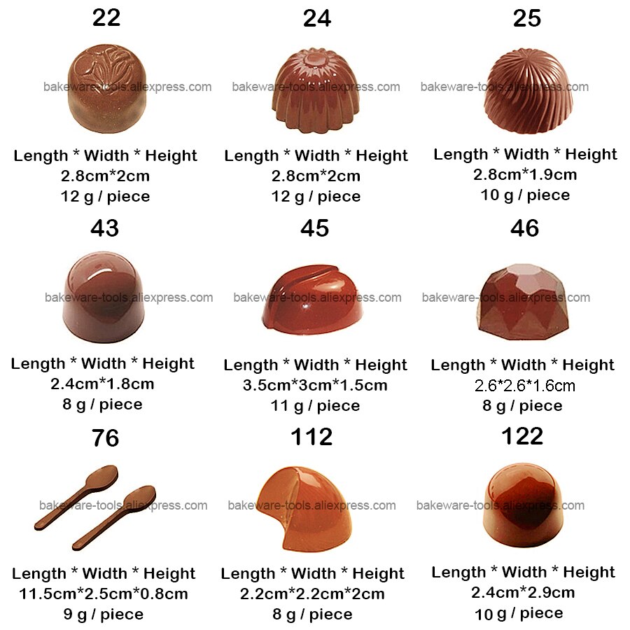 3D Polycarbonaat Chocolade Bar Mallen Plastic Pudding Lade Voor Bakkerij Bakken Gebak Maken Gereedschap Chocolade Vorm Bakvormen Mallen