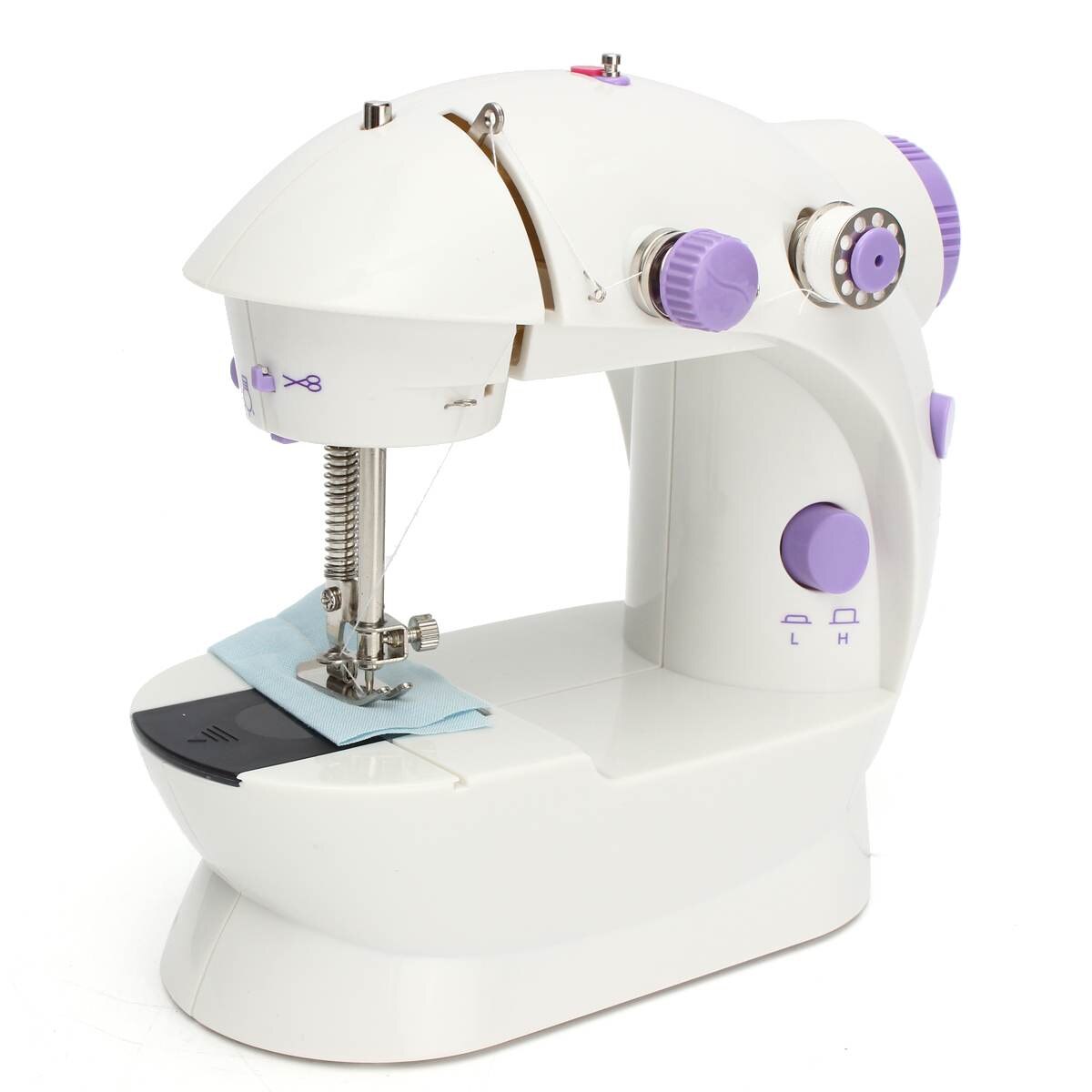 Portable Electric Sewing Machine Set Stitch Sew needlework Cordless Clothes Fabrics LED Lightweight Handheld Sewing Machines