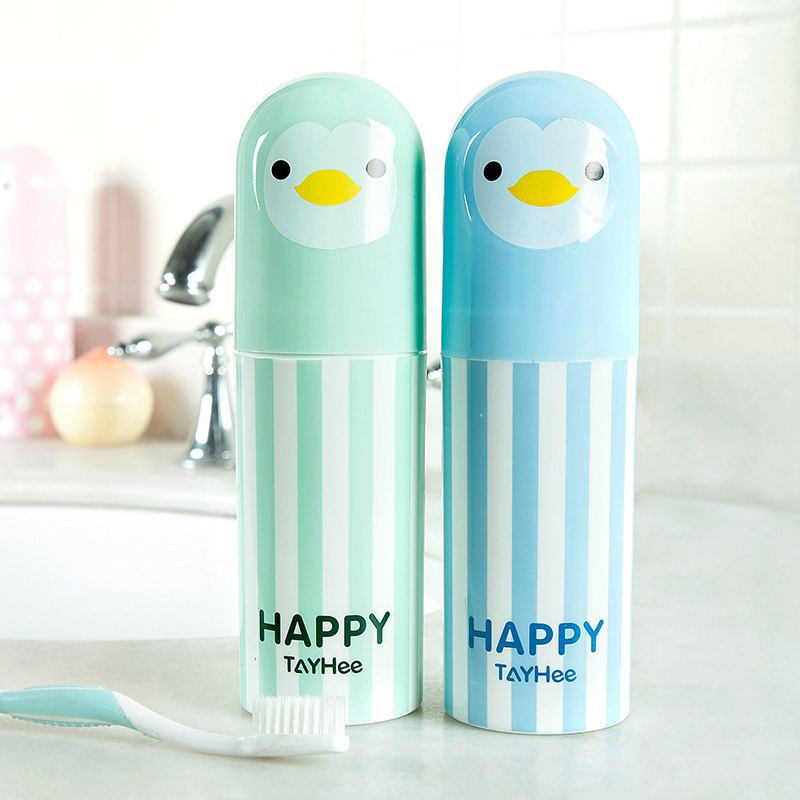 Toothbrush Cup Travel Wash Cup Portable Toothbrush Box Toilet Household Wash Set Cartoon Mouthwash Cup Toothbrush Cup