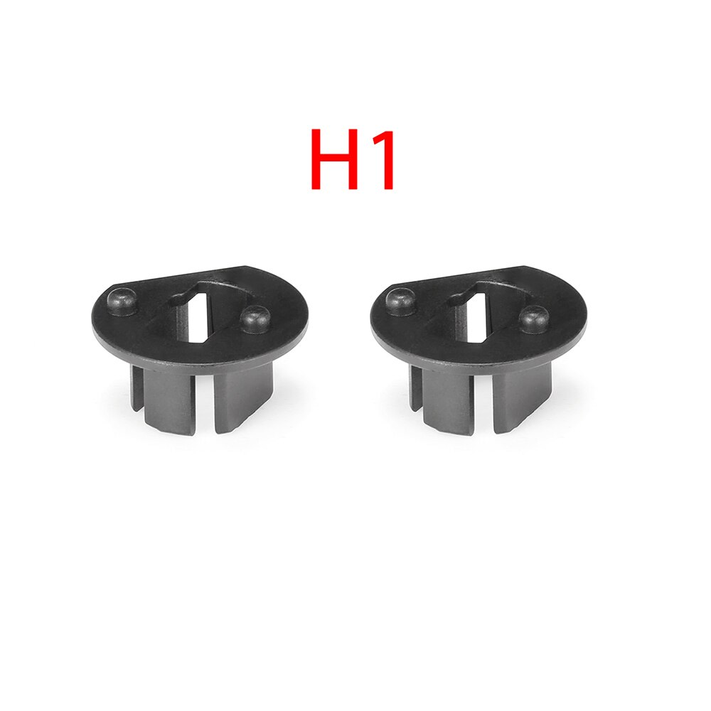 2 stk bil led hovedlys pære adapter holder base sokkel holder for  h1 h3 h4 h7 9004 9005 9007