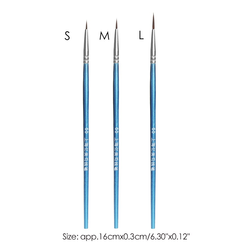Pluma de dibujo de línea, pincel de pastelería de fibra de nailon, herramientas de decoración de pasteles, punta de punto, suministros para hornear, 10 Uds.