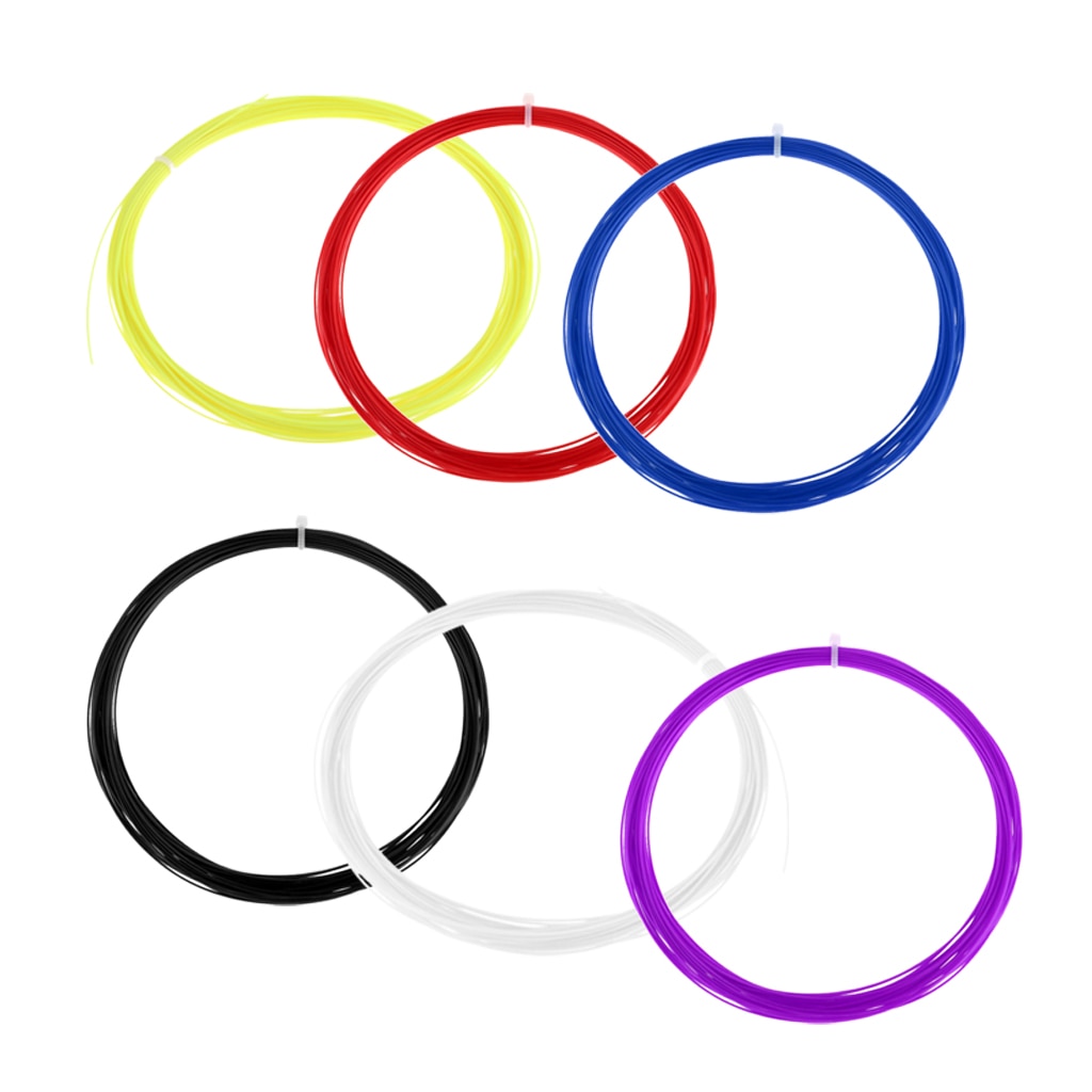 Premium Tennis Racquet Badminton Racket String Reel Wire 10 Meter DIY Tools -6 Color Available