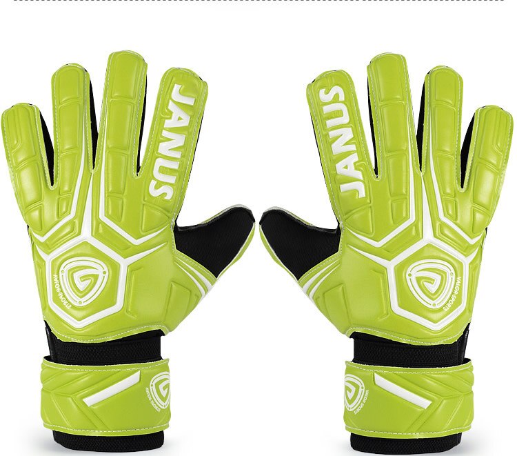 JA919 Fußball Fußball Torwarthandschuhe Professionelle Finger Sparen Schutz Goalie Keeper GK Handschuhe 3mm Latex Flache Schneiden Palm