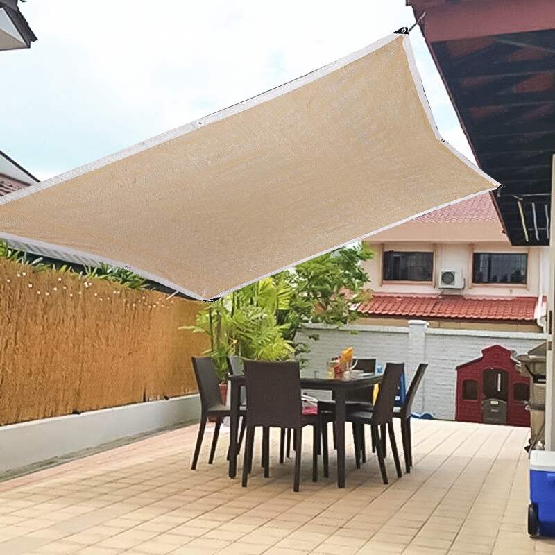 4Sizes Sun Shelter Sunshade Protection Outdoor Canopy Car Garden Patio Swimming Pool Shade Sail Awning Camping Shade Cloth Large