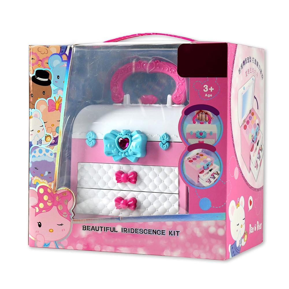 Ensemble de jouets de maquillage pour enfants | Maquillage de princesse rose, beauté, sécurité, Kit de jouets Non toxiques, pour filles, vêtements cosmétiques,