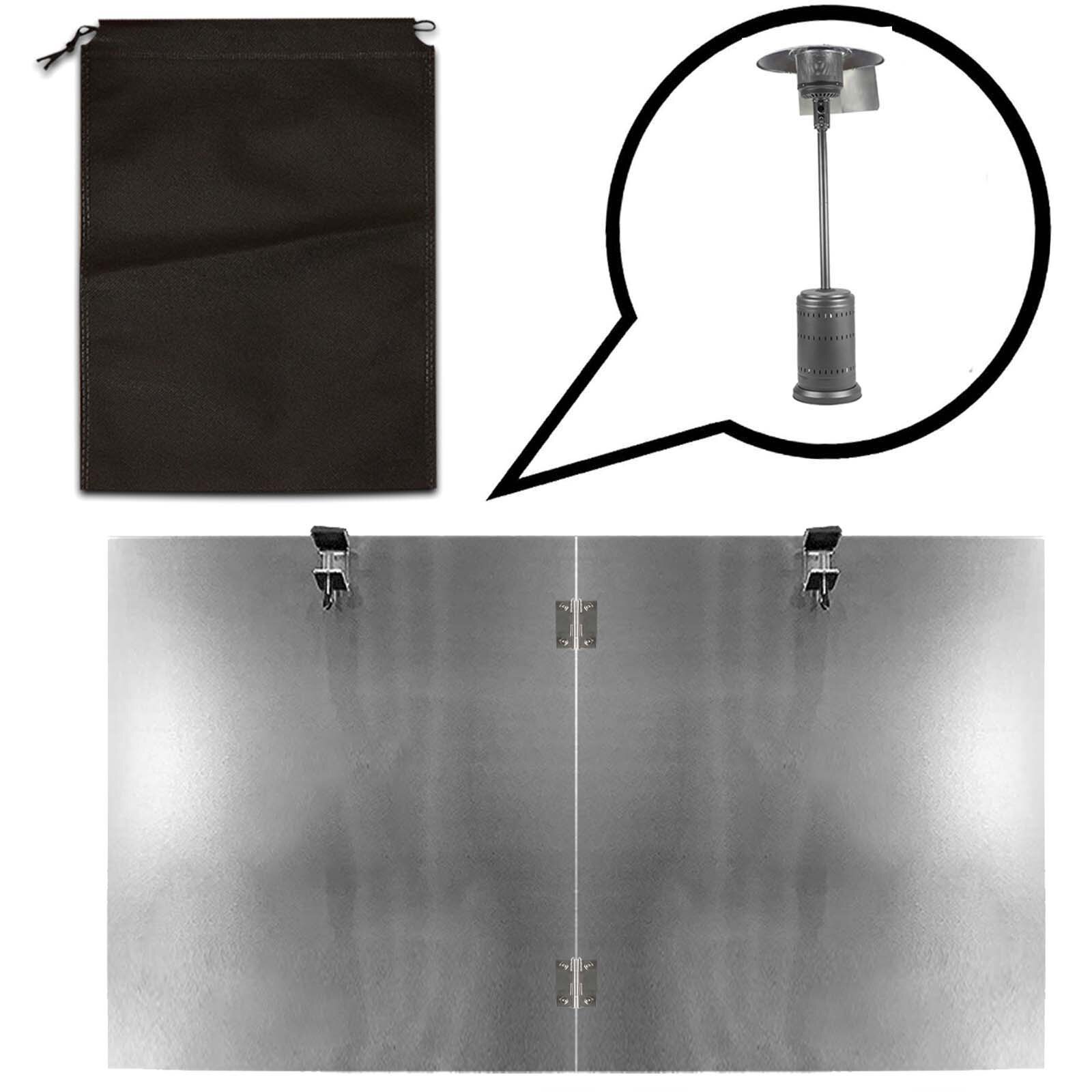 Outdoor Patio Kachels Warmte Focus Reflector Van Propaan Terras Kachel En Opbergtas Voor Opslag Handig Verwarming Familie Dinne: B