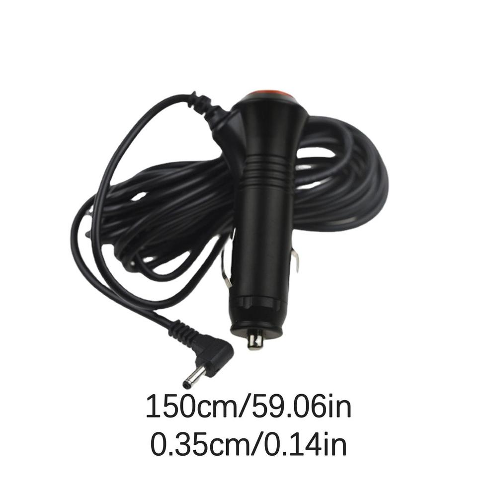 Bil 12v förlängningskabel 2.5mm/3.5mm biltändarsladd navigatorladdare 12v energibesparande koppartråd tändarförlängningssladd för: Rosa