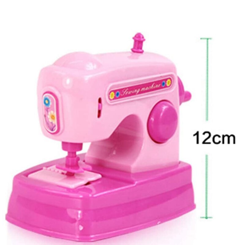 Máquina de coser de juguete eléctrica para niños con juguetes de rol de voz