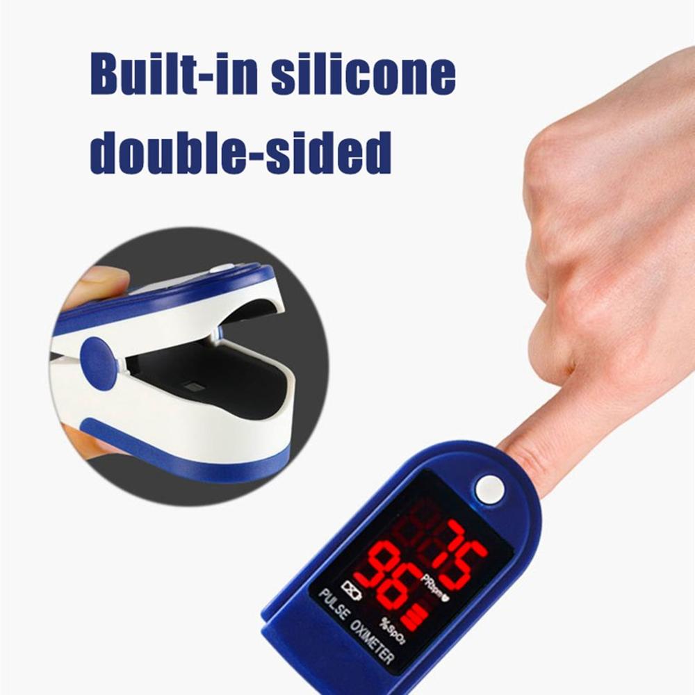 Practical OLED Screen Oximeter Blood SpO2 Oxygen Saturation Heart Rate Monitor With Hanging Rope Fingertip Pulse Oximeter