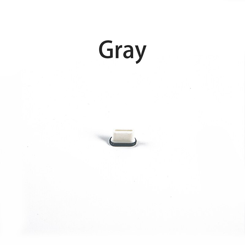 Protezione anti-polvere della copertura della porta USB delle colonna vertebrale con la copertura di USB-C tappi anti-polvere Pluggy: grigio