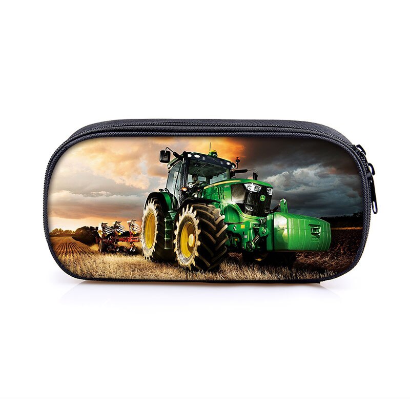 Bauernhof Traktor drucken Kosmetik fallen Bleistift Tasche Jungen Mädchen Stationäbetreffend Tasche freundlicher Schule fallen freundlicher Bleistift Kasten Schule Lieferungen Taschen: dqbbftractor03cw