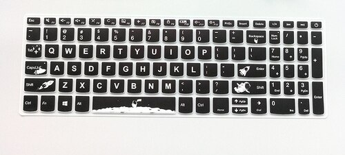 Keyboard Cover Protector Skin For Lenovo IdeaPad 15S ARE Notebook Keyboard Film 15.6-inch Protective Film Cute: type6