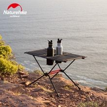 Naturehike Neueste Tragbare Faltbare Picknick Tisch mit tasse halter Leichte Falten Schreibtisch Angeln Camping Outdoor dining-tabelle