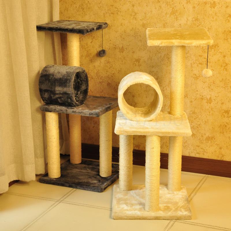 Sisal cat climbing frame cat scratching board cat grinding claw toy cat jumping platform cat climbing tree cat ladder cat