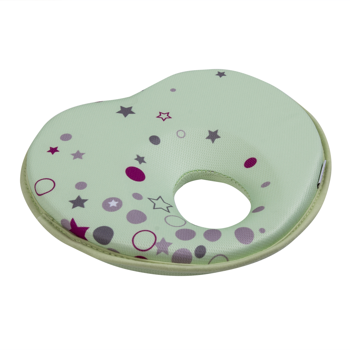Oreiller Anti-roulis pour -né | Tout oreiller Anti-roulis pour bébés, tête cou plat, prévenir le soutien infantile, 1 pièce, oreiller de façonnage du bébé,: green