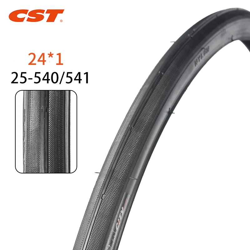 Sykkeldekk 24 x 1 (25-540/541)  terrengsykkeldekk rullestolsykkeldekk 600 x 25a ultralette glatte pneumatiske sykkeldekk 110 psi