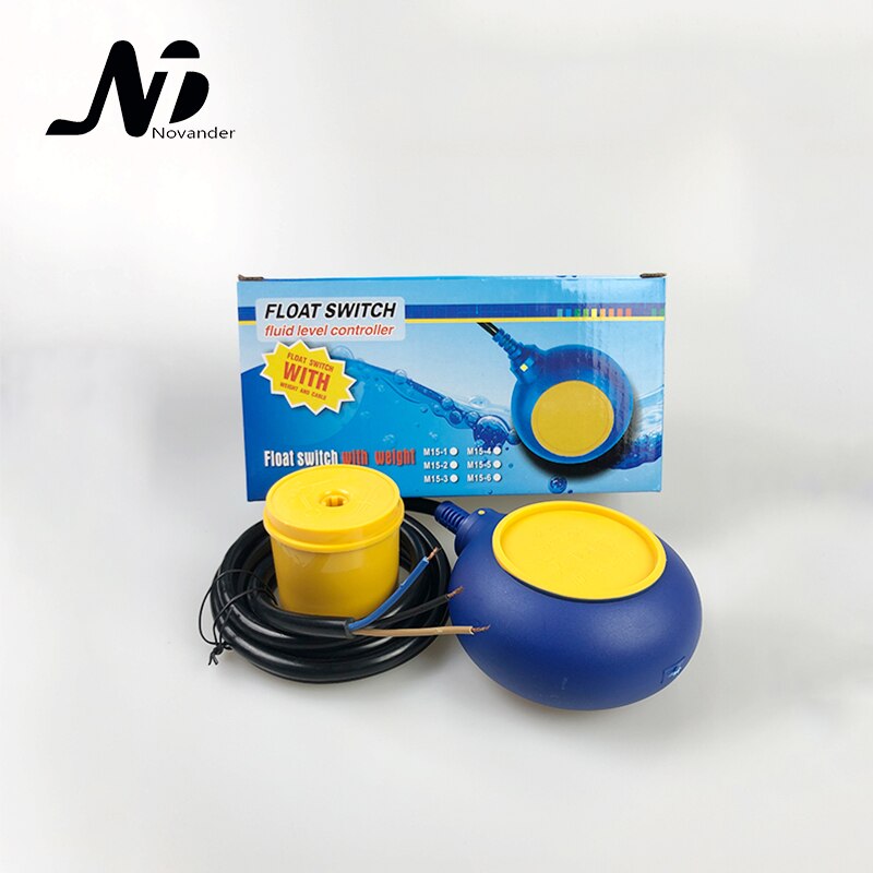 Line length 3M Controller Float Switch Liquid Switches Liquid Fluid Water Level Float Switch Controller Contactor Sensor