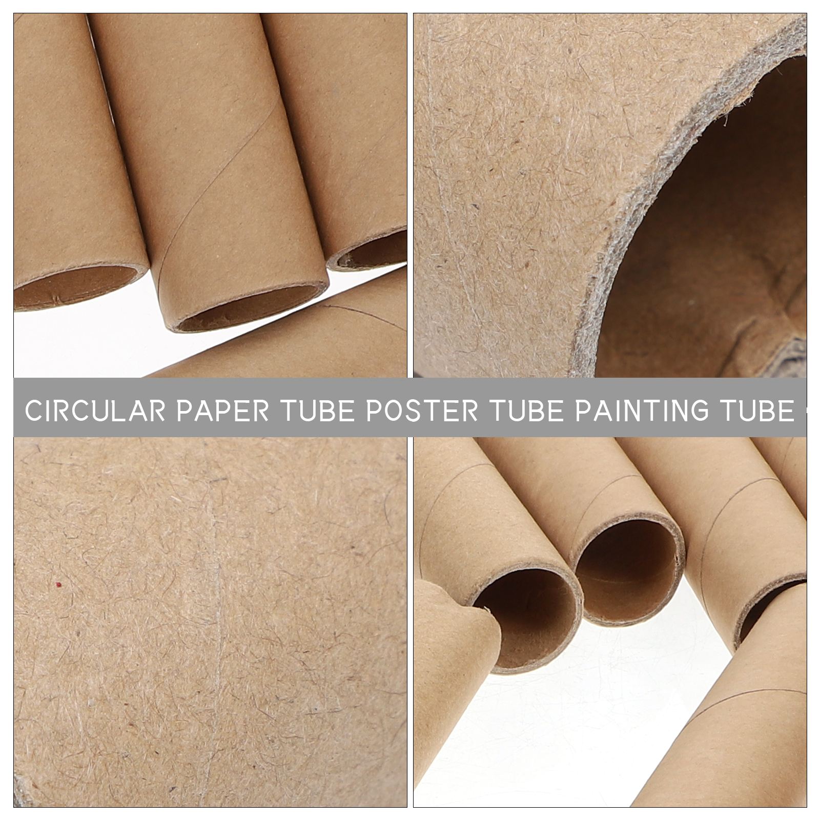 15pcs Children Hand-made Paper Tubes DIY Cardboard Tubes Round Paper Rolls DIY Accessories for Kindergarten Kids Handmade
