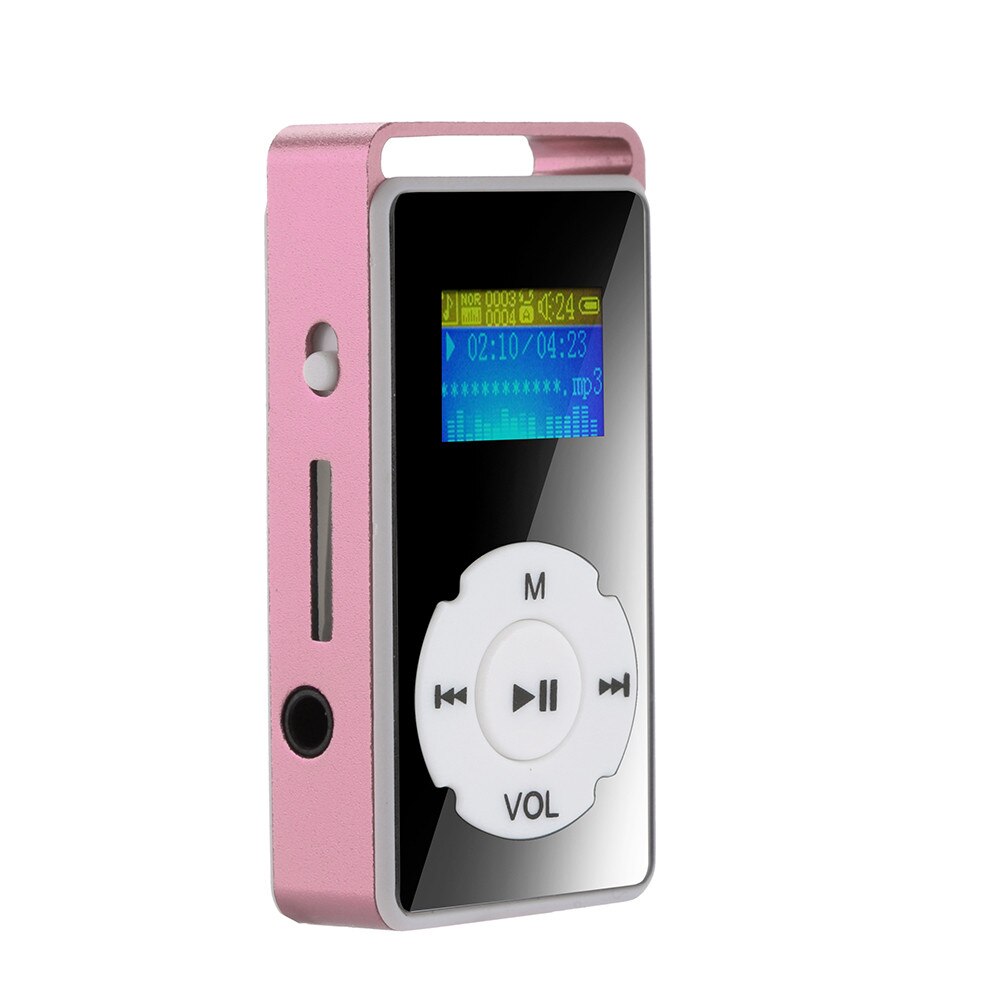 Digital MP3 Player LCD Screen Support Micro SD TF Card 32G Mirror Music Media#T2: A