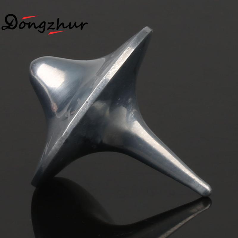 Dongzhur 1pc metallkreisel, hervorragend präzise, silberne spitze, lmy 238 s3 l 4