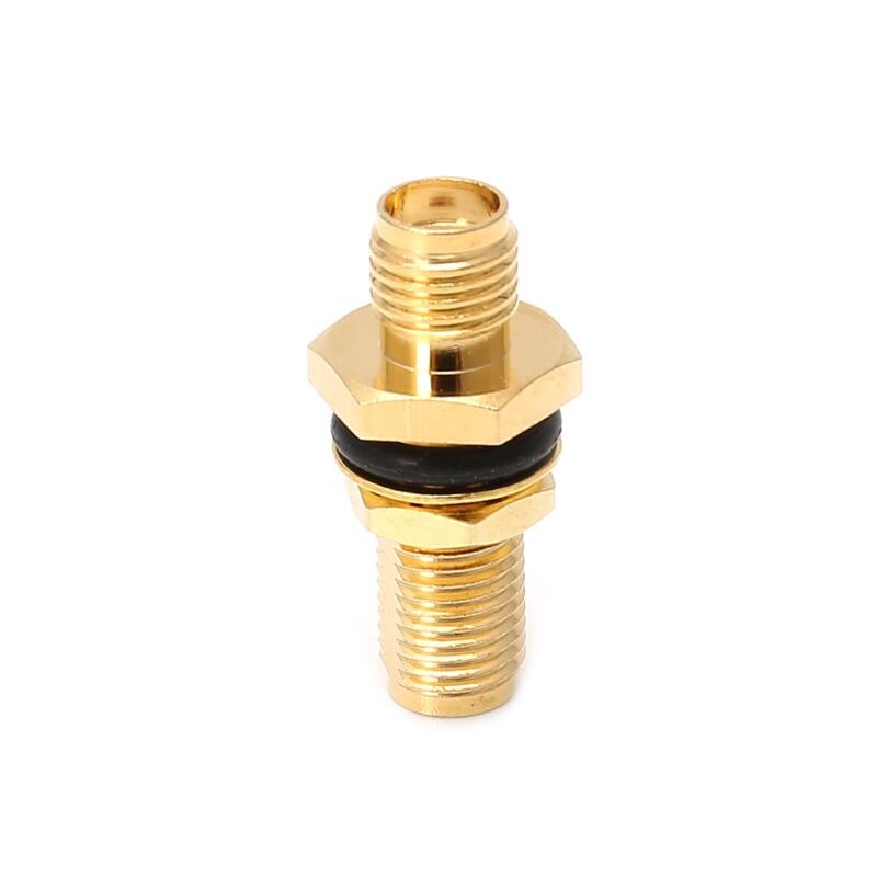 SMA Female Jack RF Connector Straight Coaxial Converter Adapter Panel Mount O-Ring Connectors