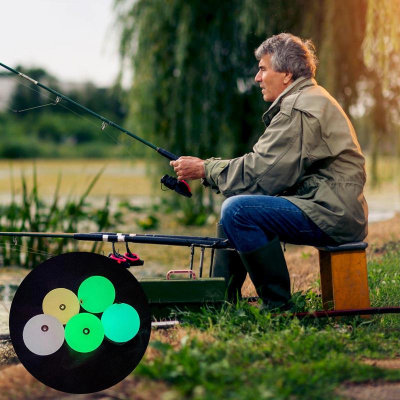 Fishing Bobbers Light up Slip Bobbers Buoyancy Ball Float Slip Fishing Rig Fishing Floats Bobbers Night Fishing Bobber Stops