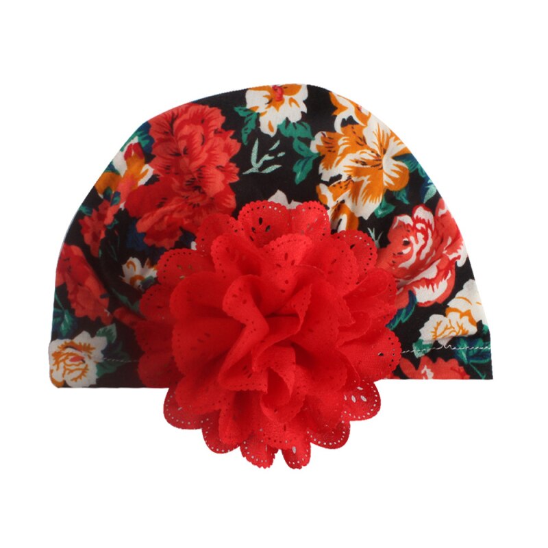 7 kleuren Baby Hoofdbanden Tulband Hoofdband Voor Meisjes Stretchy Beanie Hoed Hoofddeksels Baby Haar Accessoires Tulband: 01
