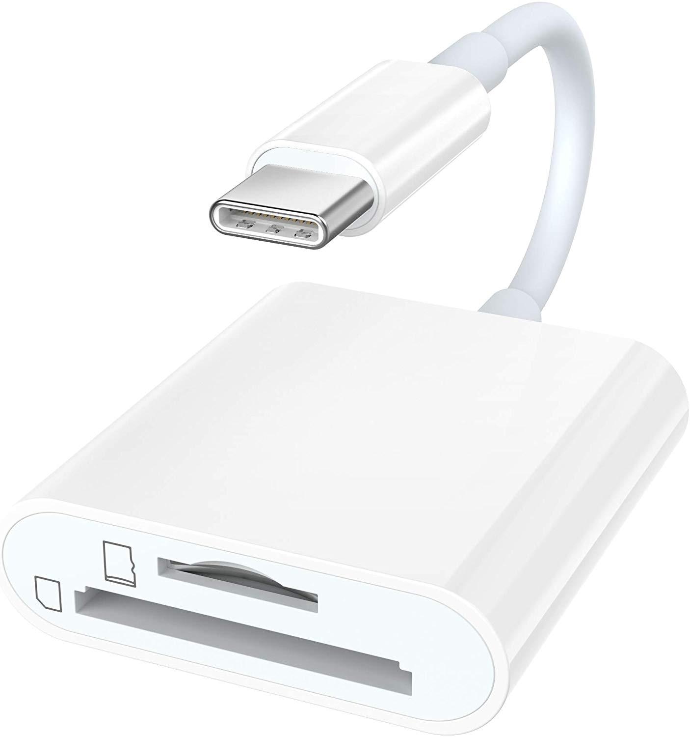 Usb Compact Flash Card Adapter Type C Thunderbolt Usb 3.0 Sd Tf Geheugenkaartlezer Adapter Compatibel Met Pad Pro Macbooks