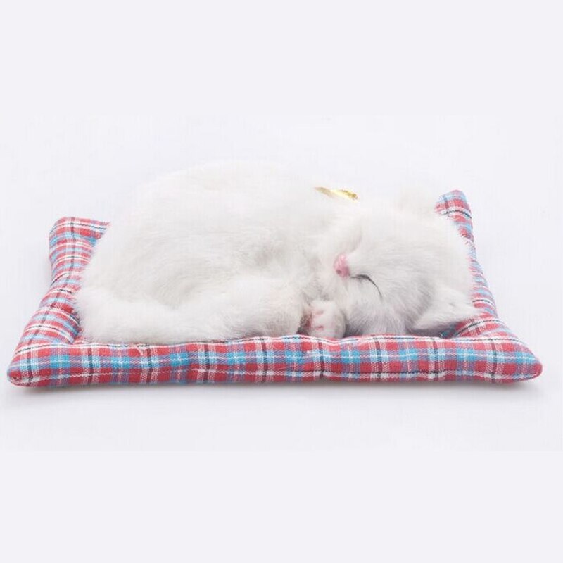 Simulation animal chat lit chien animal de compagnie d'anniversaire Simulation jouets pour enfants endormi chat chien électronique animal de compagnie