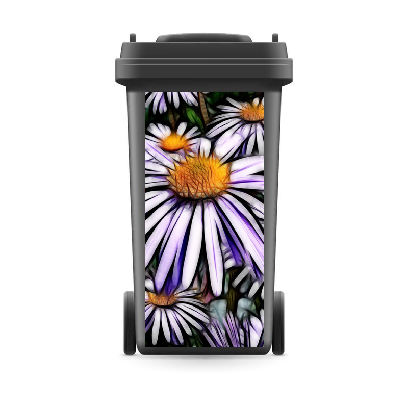 Modern Rubbish Bin Sticker Vinyl Removable Sticker Decals Ktichen Accessories Wall Stickers 120liter 240liter: 7 / 37x82cm(For240liter)