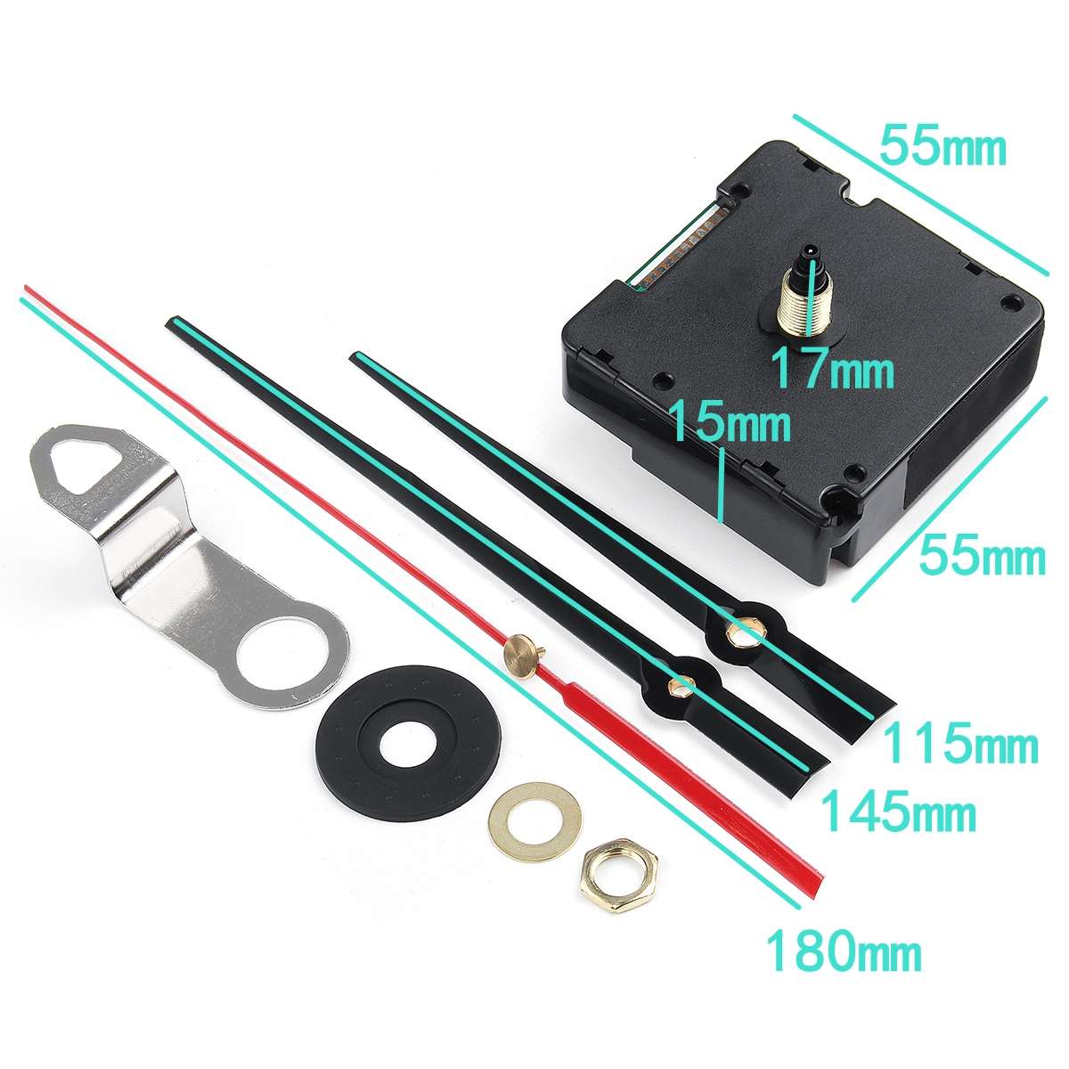 UK MSF Time Atomic Radio Controlled Quartz Clock Movement Mechanism DIY Kit Replacement Accessories