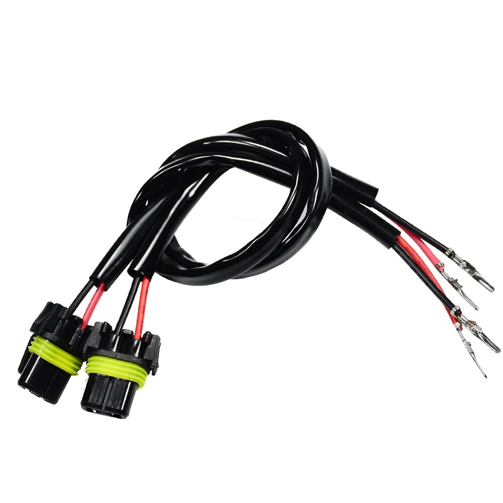 YUNPICAR H1 H3 tot 9006 HB4 Retrofit Kabelboom voor LED Koplamp Mistlamp Connector Socket Adapter (Pak van 2)