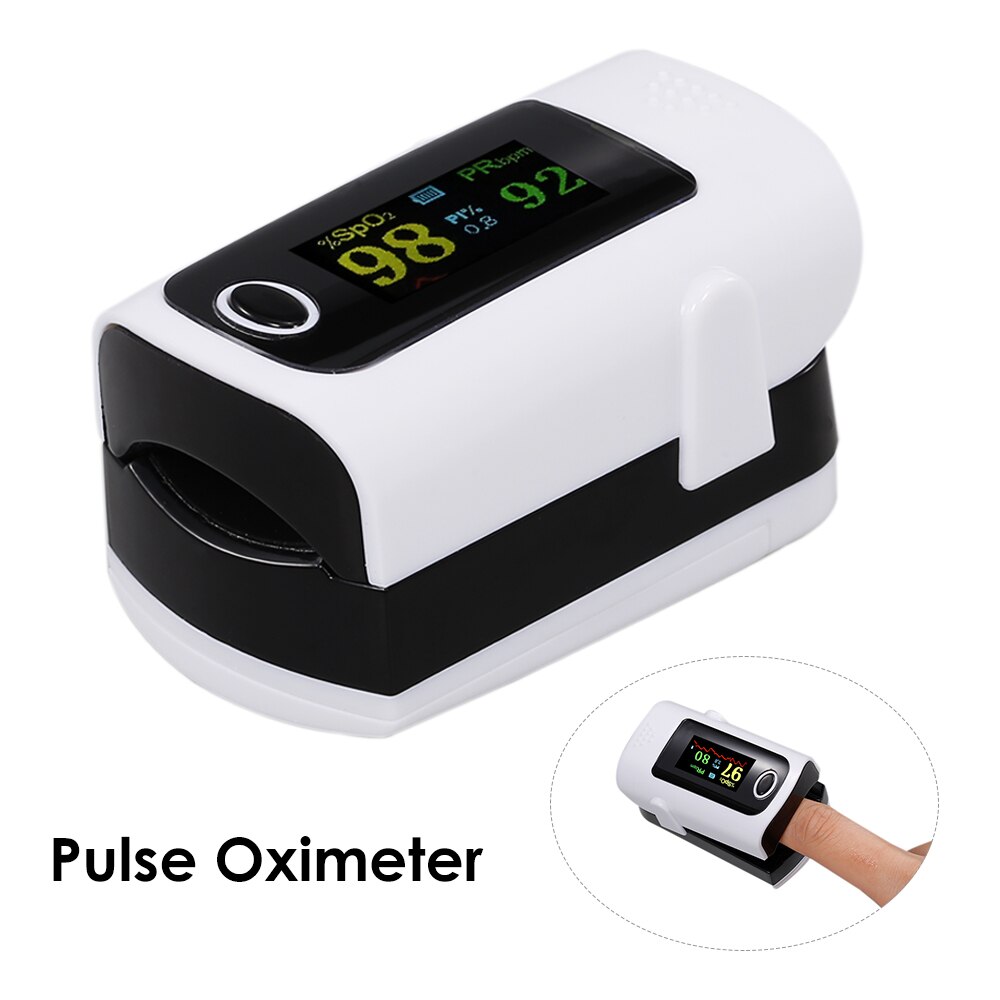 Blod ilt monitor finger puls oximeter iltmætning monitor oximeter pulsmåler uden batteri hurtigt