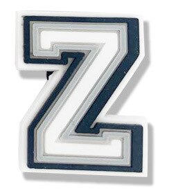 Serie de letras para zapatos de PVC, abalorios de dibujos animados, decoración del alfabeto, accesorios para zapatos, hebilla de cocodrilo, para niños, jibz, 1 ud.: Z