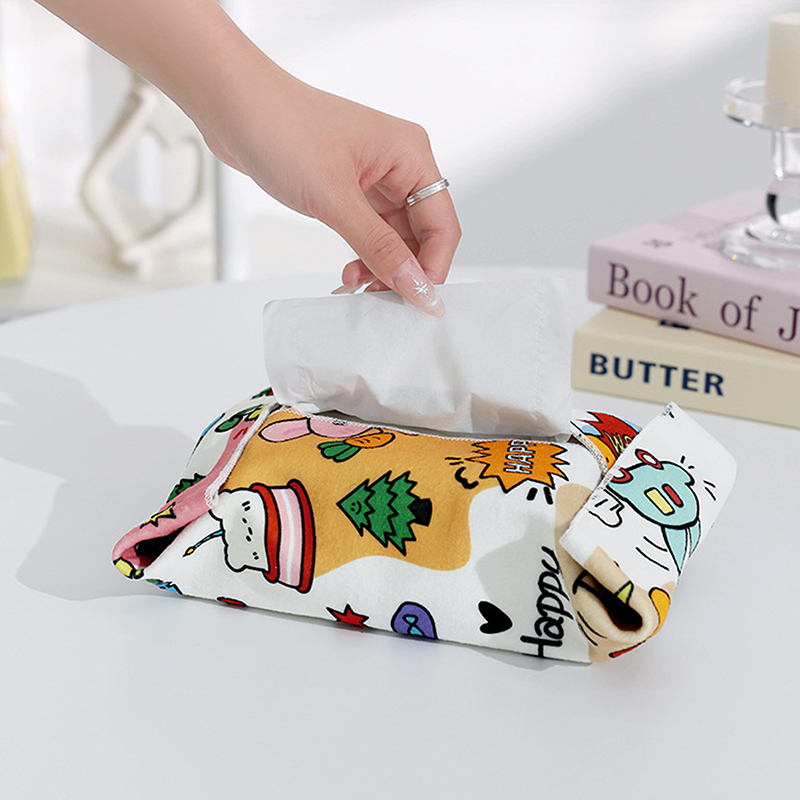 Magic Cloth Makeup Bag Camera Lens Wrapping Cloth Portable Patch Cloth Storage Bag Self-adhesive Organizer